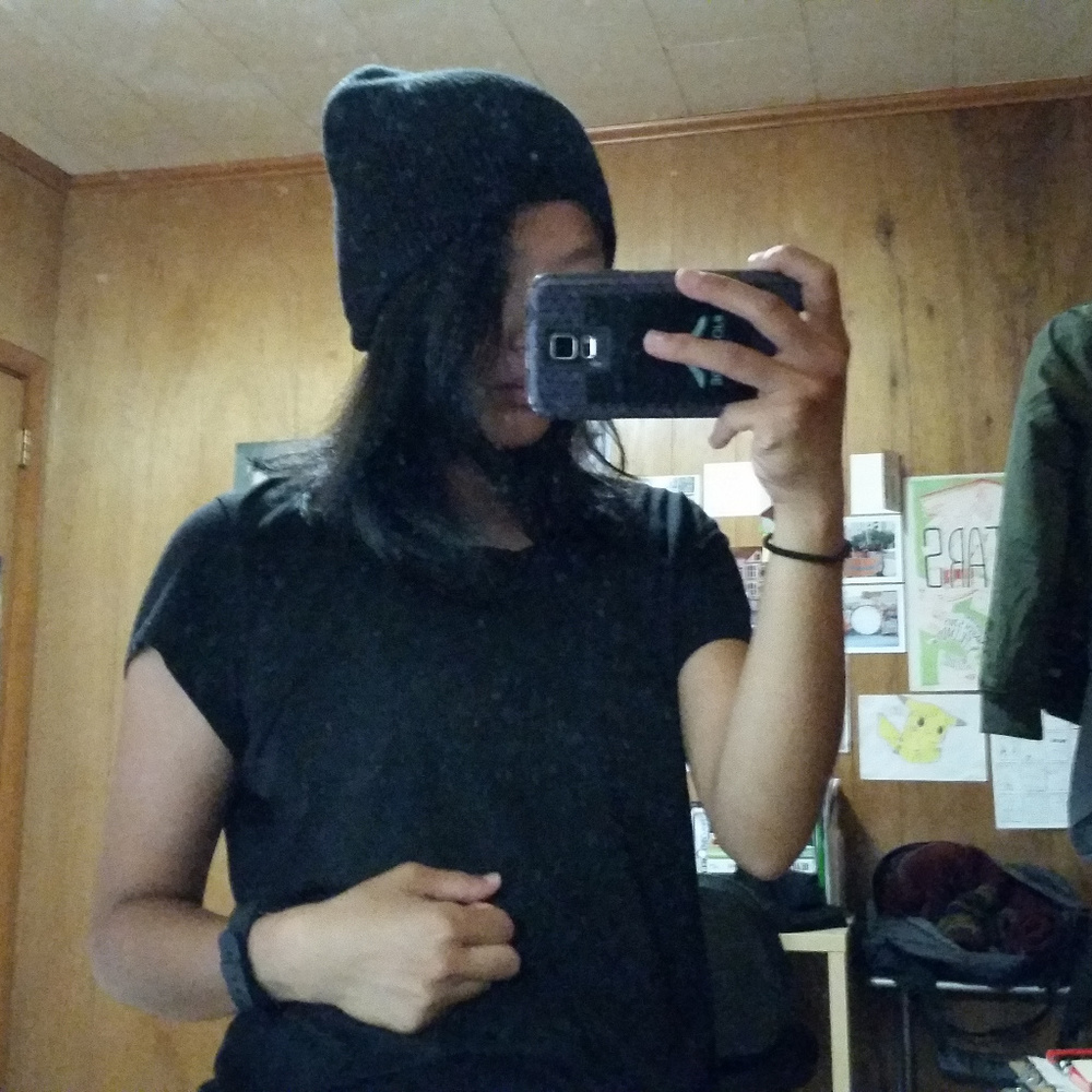 BDG black beanie